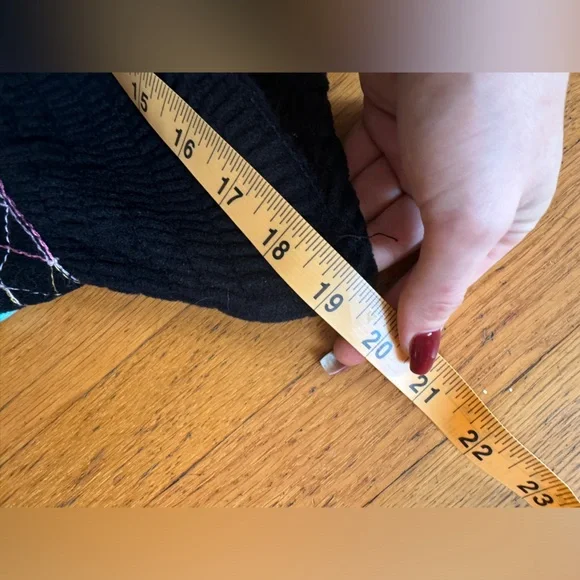 70s Vintage Sandine Originals Black Velour Maxi Dress with Shirred Bust - Picture 5 of 8